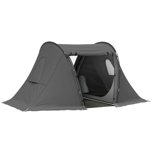 Outsunny man camping - outsunny, tent