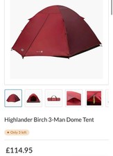 Highlander Birch 3 Man Dome